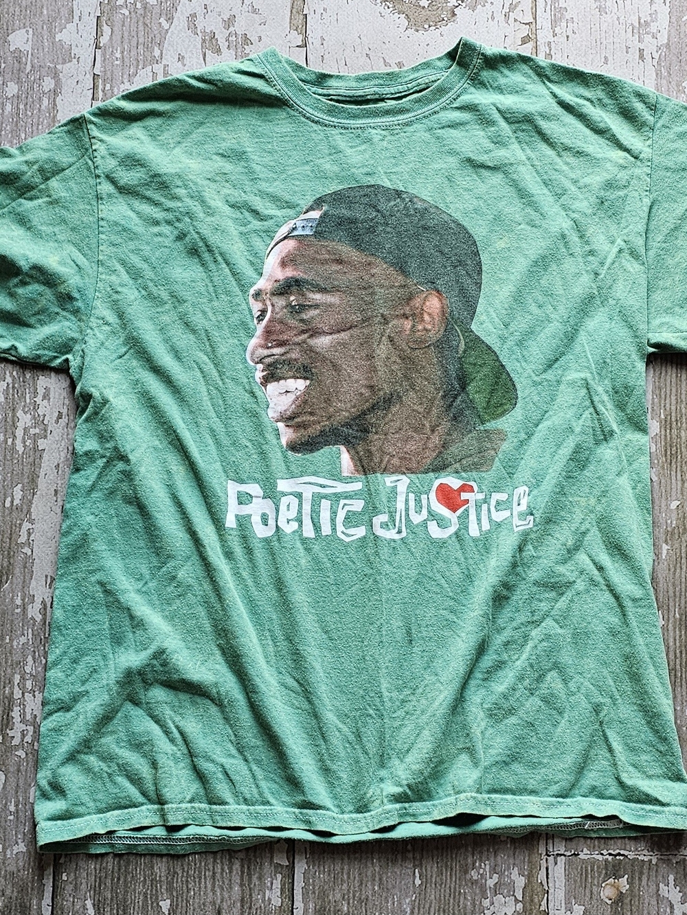 Green Graphic Tee - Green Size M
